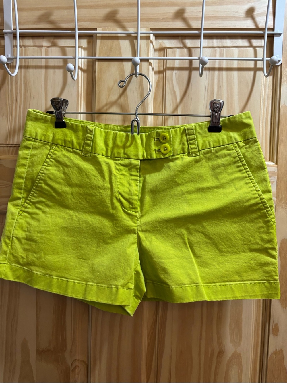 Vineyard Vines Neon Lime High-Waist Women’s Shorts
